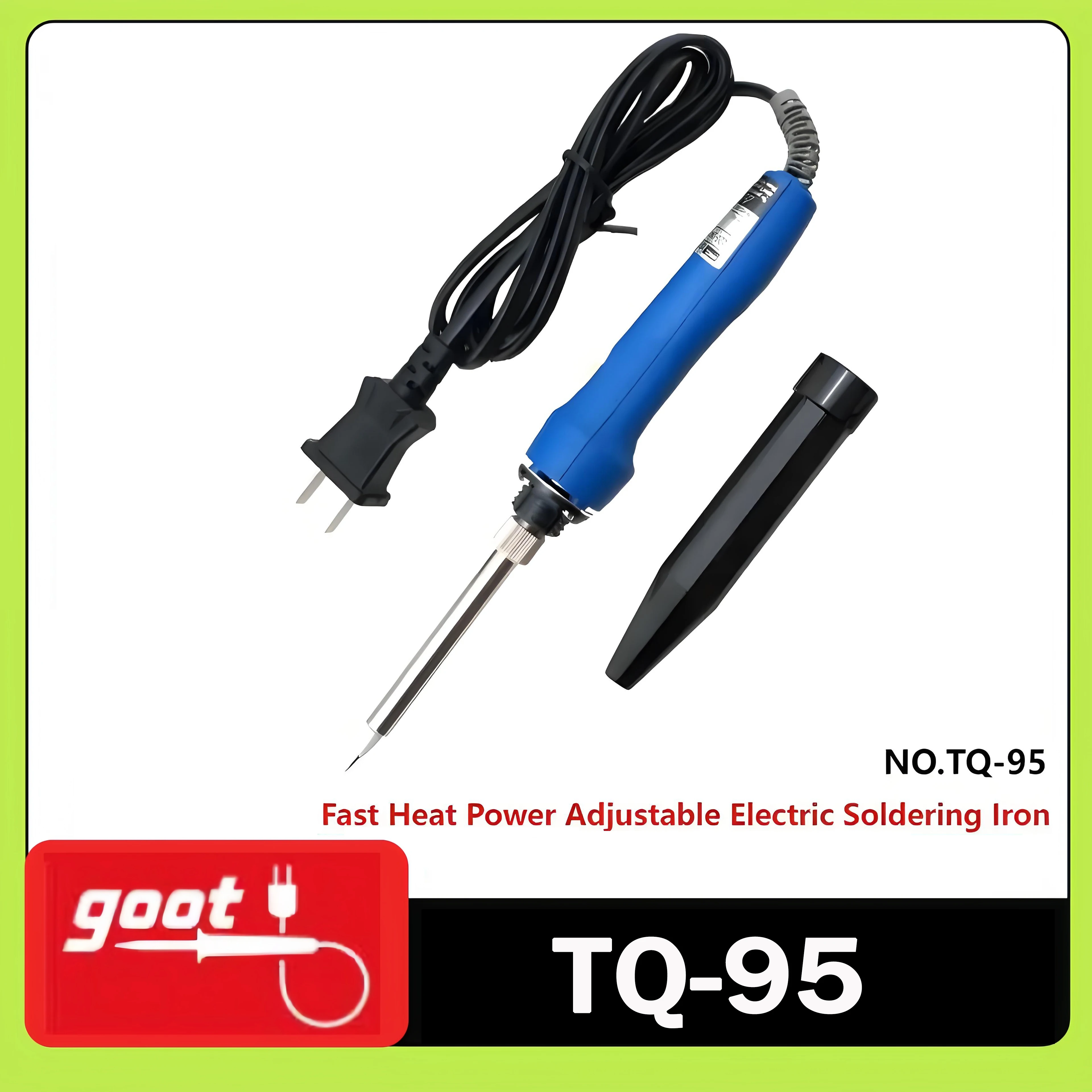 

Goot TQ-95 electric welding iron input voltage 220~240v fast thermal power adjustable 20/200w welding tool