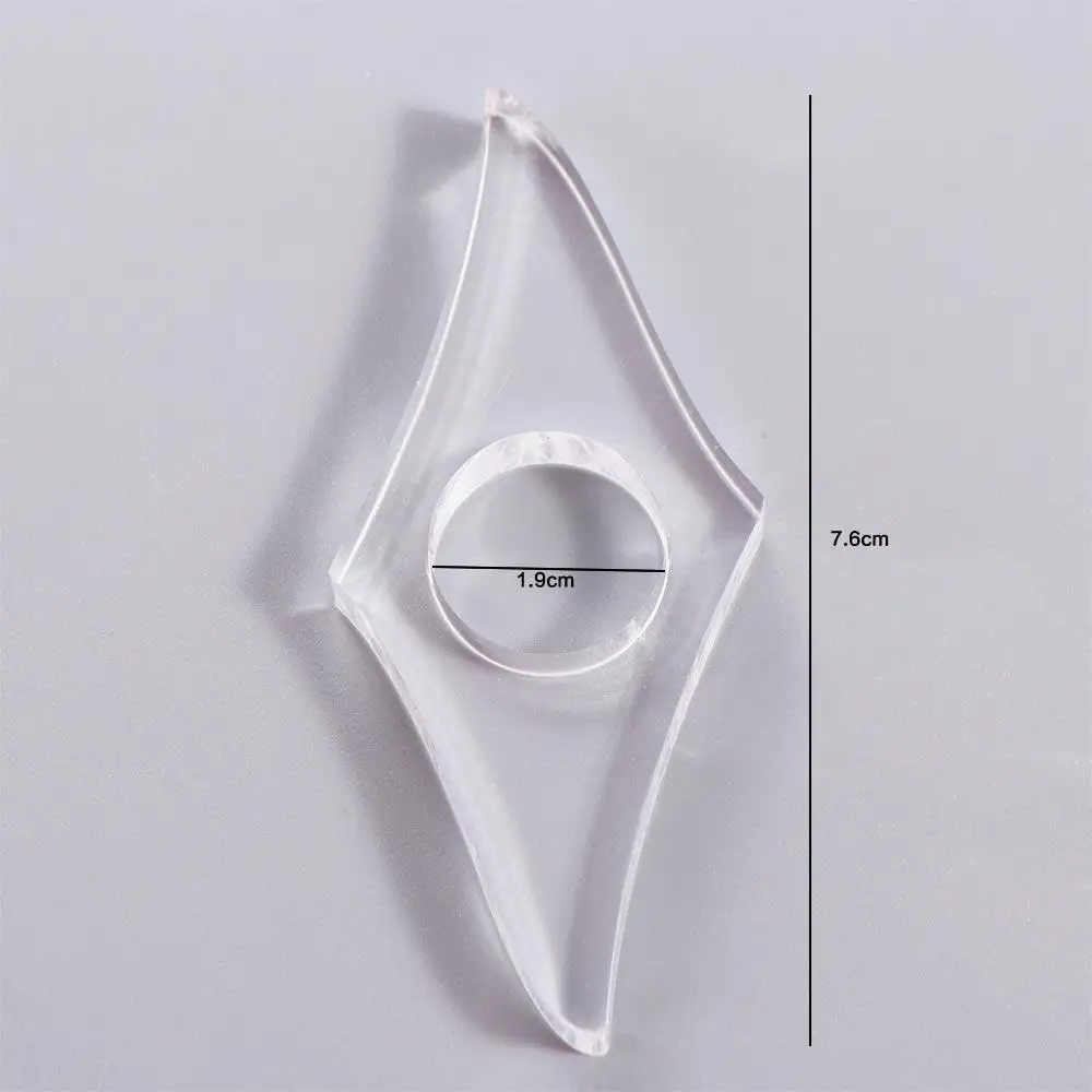 Book Accessories Acrylic Thumb Book Support Multi-function Bookmark Thumb Book Brace Spreader Smooth Book Page Holders Students