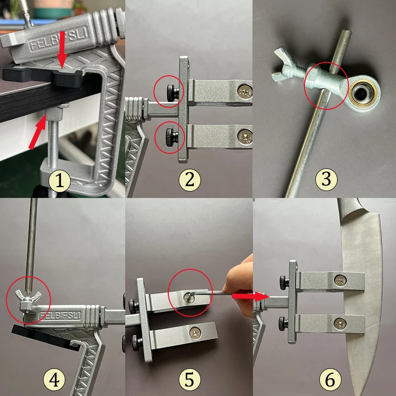 Diamond Stones Grinding Blade Multi-Purpose Outdoor Sharpener Fixed Angle Sharpener Dedicated to Making Correction Stones view 5