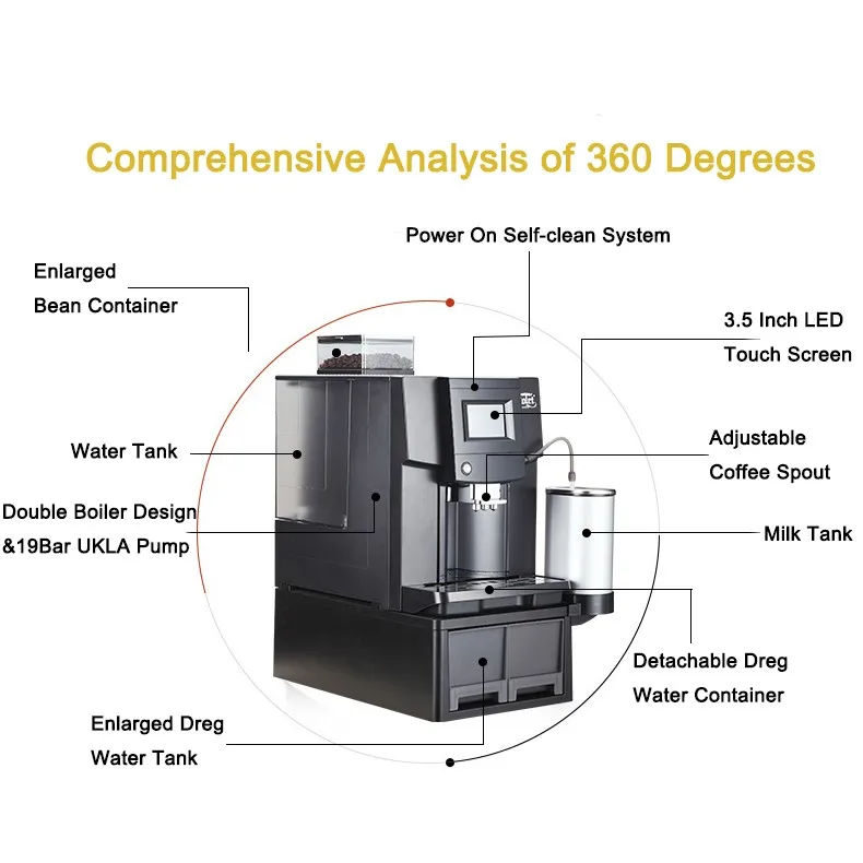 quality coffee vending machine touch screen