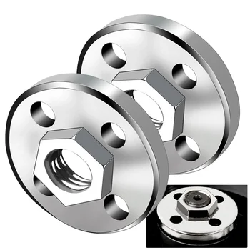 2 ชิ้นความดันแผ่น M10 ด้ายหกเหลี่ยมล็อคอ่อนนุชเครื่องมือติดตั้งหน้าแปลนถั่วสําหรับ 100 ประเภทเครื่องบดมุมอุปกรณ์เสริม