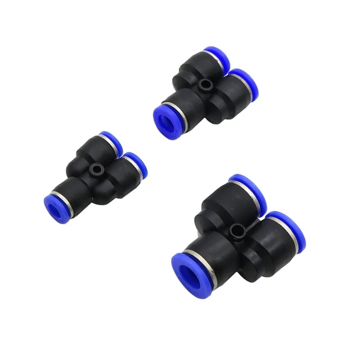 Slip-Lock Y-Shaped Quick Connector 4/6/8/10/12/14/16mm Interface 3-Way Water Pipe Coupling Home Kitchen Pneumatic Pipe Fittings