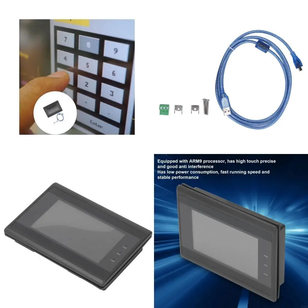 

896F Автоматизация готовая сенсорная панель дисплей 130 мм размер установки двойной последовательный порт