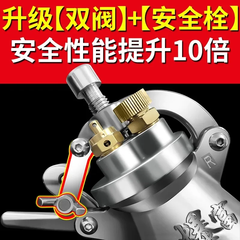 

Hand Popcorn Machine, Open-Fire Puffing Machine for Puffed Rice & Corn, Manual Popcorn Maker, 120g Capacity