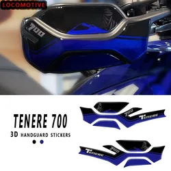 Tenere 700-Kit de pegatinas de resina epoxi 3D para motocicleta, accesorios de protección para YAMAHA Tenere 700, 2019-2023