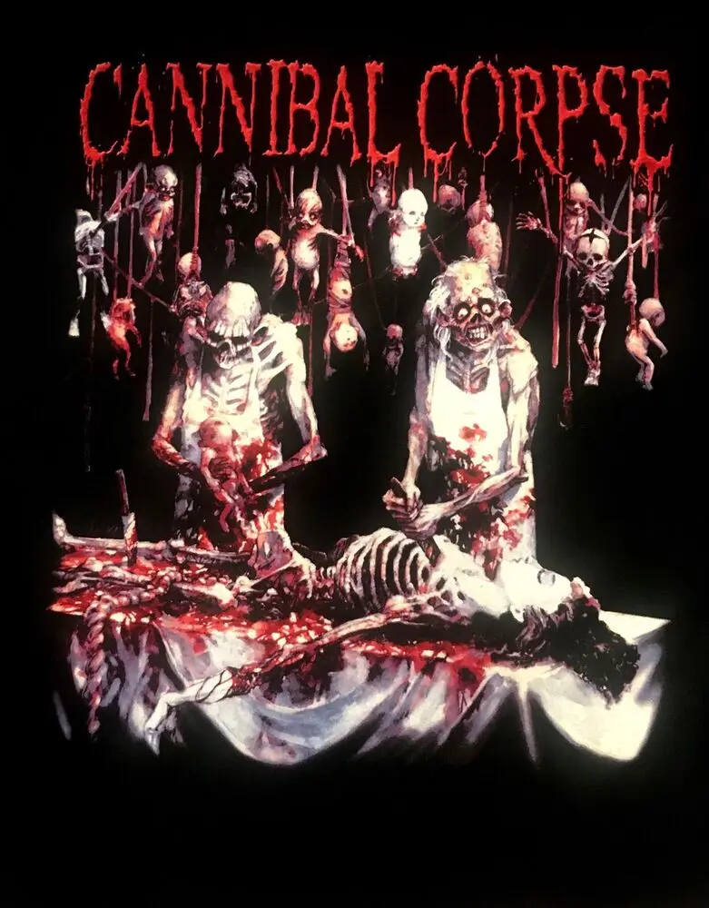 CANNIBAL CORPSE cd cvr BUTCHERED AT BIRTH Official SHIRT XL New wretched eaten