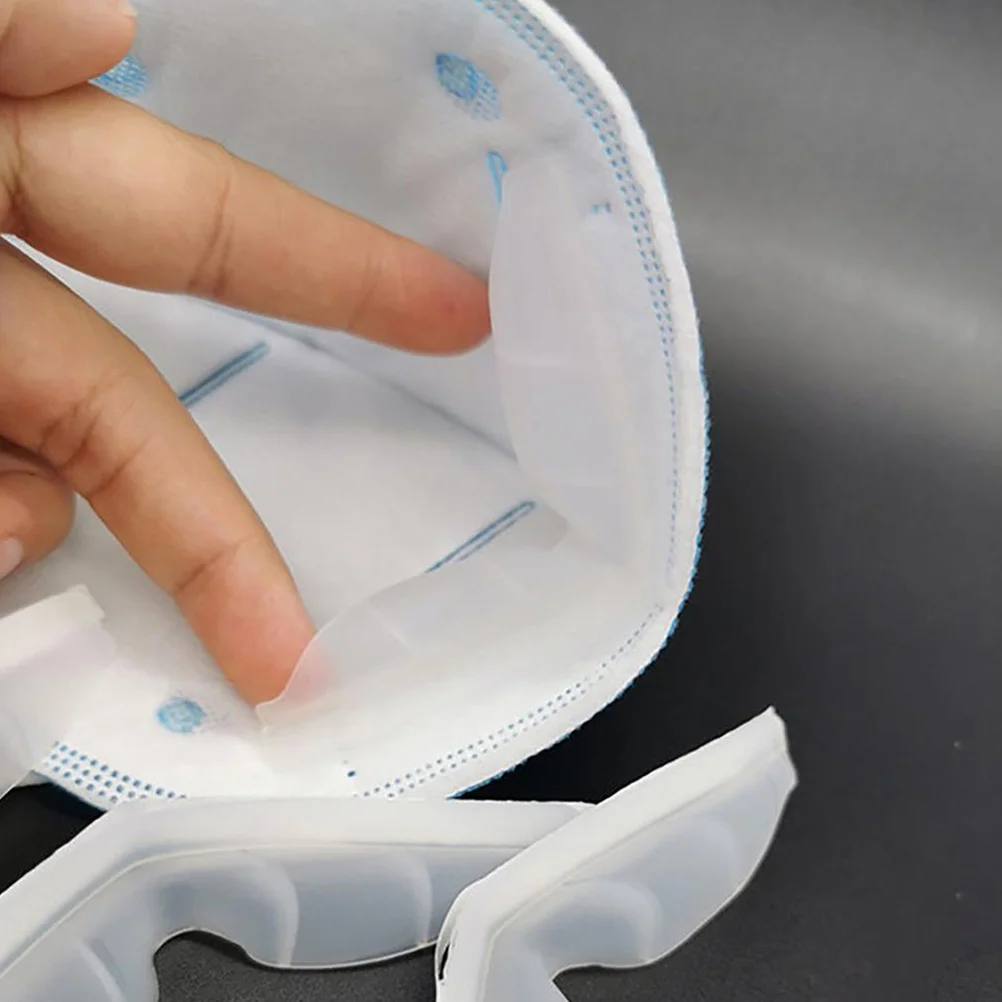 

4Pcs Glasses Mist Preventer Silicone Internal Mask Bracket Eyeglasses Foggy Protector Anti Fog Eyewear Glasses Mist Preventer