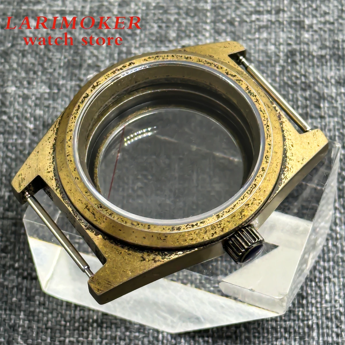 BLIGER Bronze 38mm vintage case Sapphire glass waterproof fit NH34 NH35 NH36 ETA2824 PT5000 movement retrofit accessories