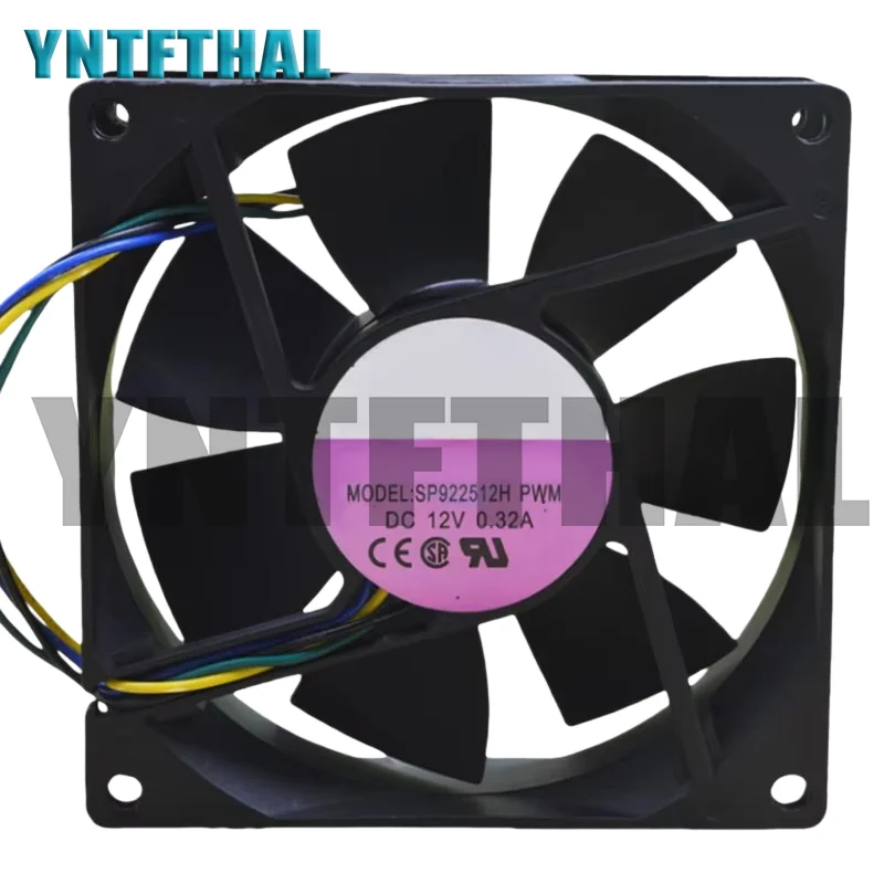 أربعة خطوط 12V 0.32A SP922512H 9225 مروحة مجددة