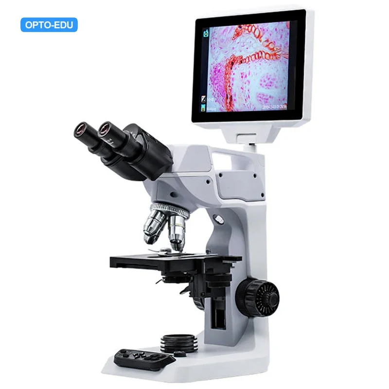 

OPTO-EDU A33.3712-5.0M Video Optical Compound Biology 13m Digital Microscope With Lcd Screen