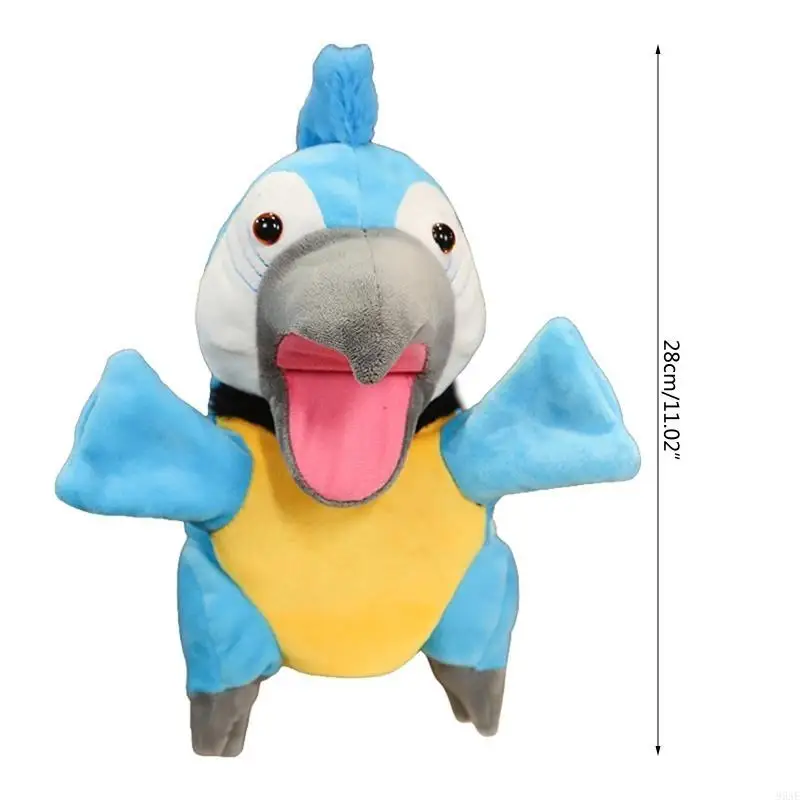 95EAE Lovely Hand Puppet gry Parrot/Duck for Doll Udawana historia opowieść