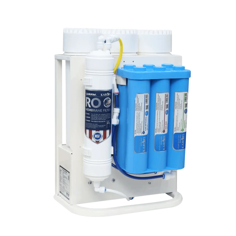 10 Stages RO Water Purifier, 100 GPD High-Capacity Membrane, Home Filtration System, Pure Drinking Water, Under Sink Filter