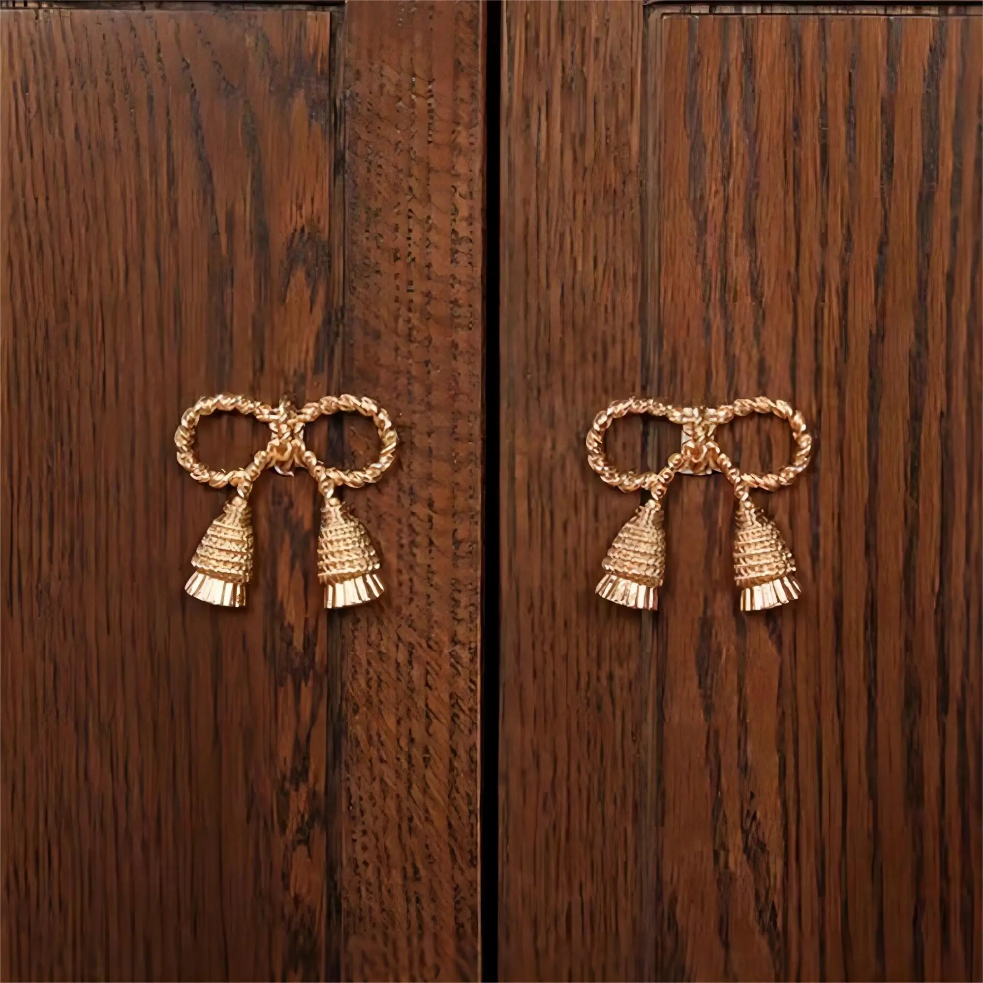 Solid Brass Bowknot Creative Cabinet Handles Home Decor Bedroom Wardrobe Pulls Gold Drawer Knobs Elegant Furniture Hardware