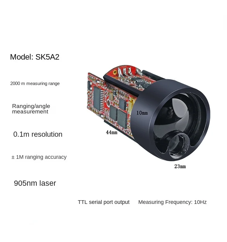 

Development of high-precision high-frequency pulse secondary for long-distance engineering of 2000m laser ranging sensor module