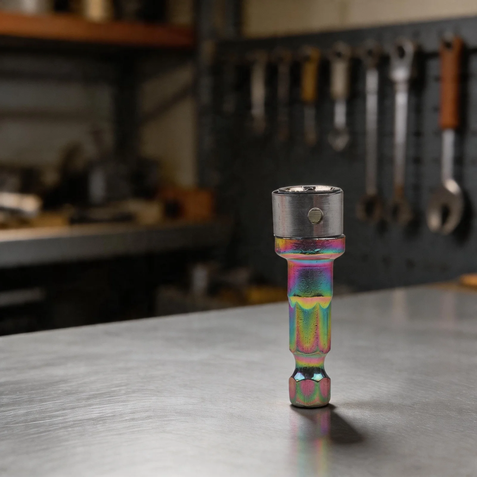 8mm Hex Socket Nut Driver with Precision Ground Internal Hex Profile for Accurate Alignment and Minimal Play During Fastening