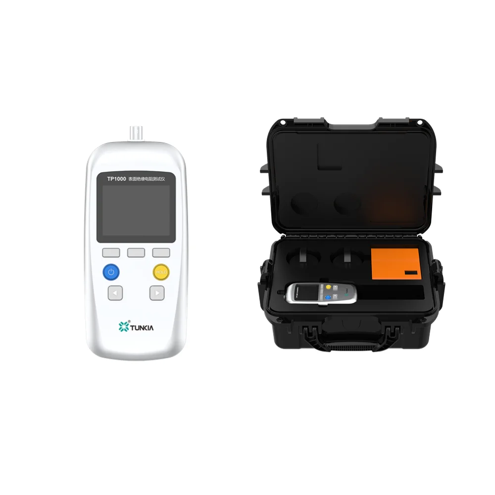 TUNKIA TP1000 surface resistance electrostatic leakage resistor tester handheld resistance testing equipment accuracy 5%