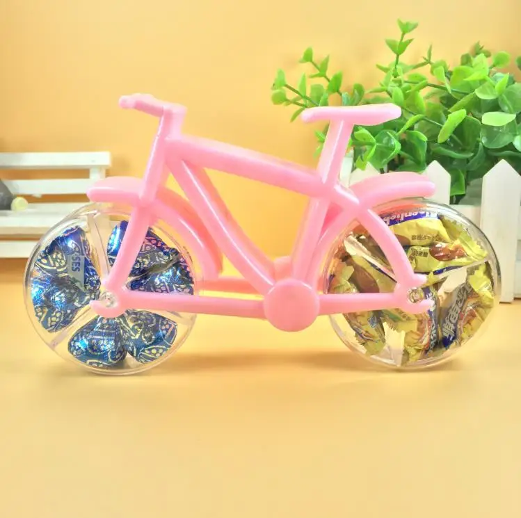 50pcs Bike Shaped Candy Boxes Bicycle Candy Choclate Box Case for Wedding Party Decoration Home Decor ni293