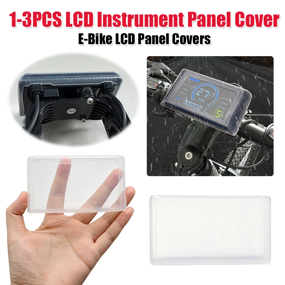 SW900 Dustproof Protective Cover Display Panel Rainproof Protector E-Bike LCD Panel Covers for Electric Bicycles Accessories