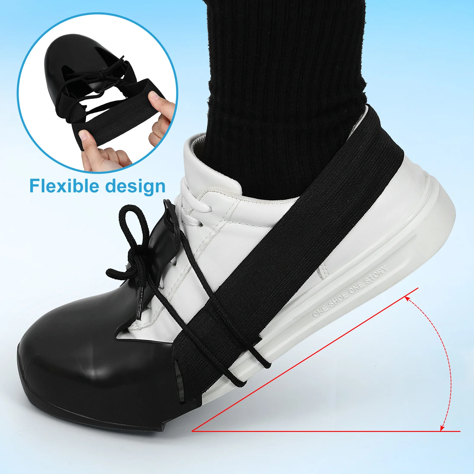 2pcs Safety Shoe Covers Steel Protection Non-Slip Reusable Pvc Guard For Workers Outdoor Construction Site Use