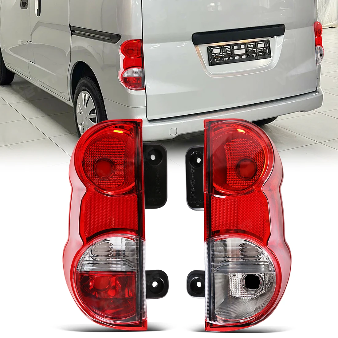 2pcs Tail Lamp For Nissan NV200 2009-2019 Rear Brake Lamp Reversing Fog Light Turn Signal Tail Lamp Car Accessories