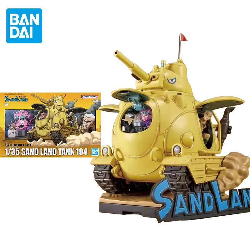 Bandai Original Anime 1/35 SAND LAND TANK 104 Action Figure Assembly Model Toys Collectible Model Ornaments Gifts For Children