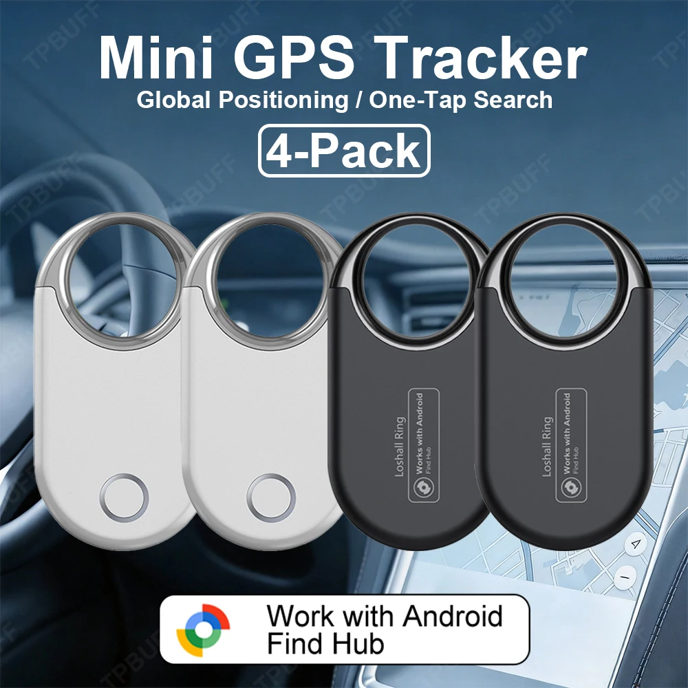 Localizador GPS Google Find My, Dispositivo de Rastreo Antipérdida para Android, Detector GPS, Etiqueta Inteligente 2, Protección de Seguridad, Posicionamiento