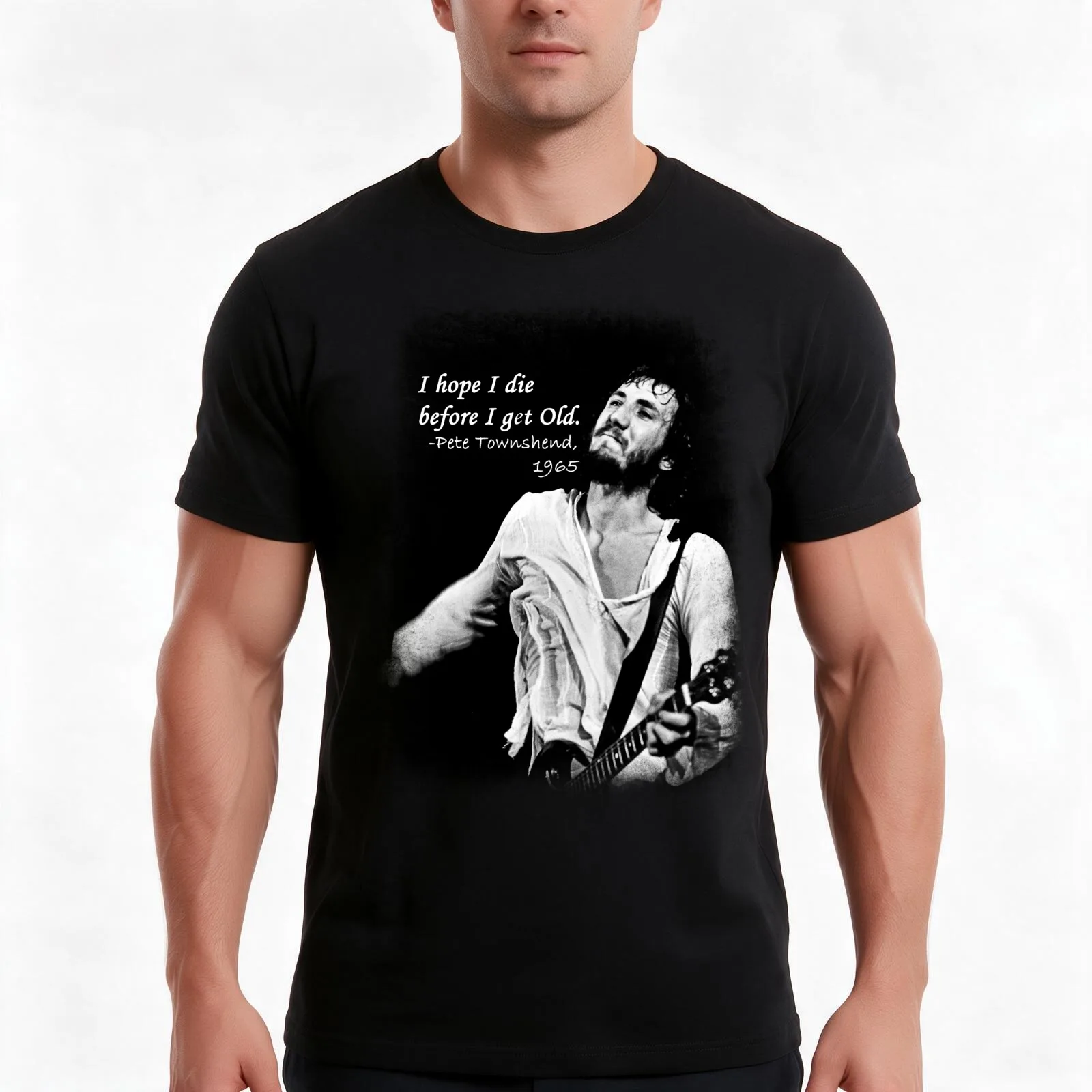 The Pete Townshend promise T-Shirt Summer Casual Cotton Tee Oversized Streetwear Tops Vintage Graphic Print Unisex Men Women