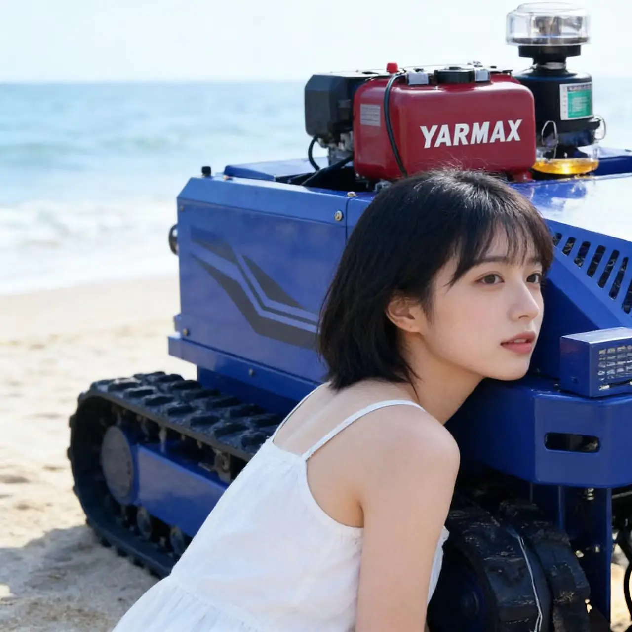 

Customized High-Power RC Grass Cutter, Orchard Weed Removal, 45° Slope Operation, Wireless Remote Control Flail Mower