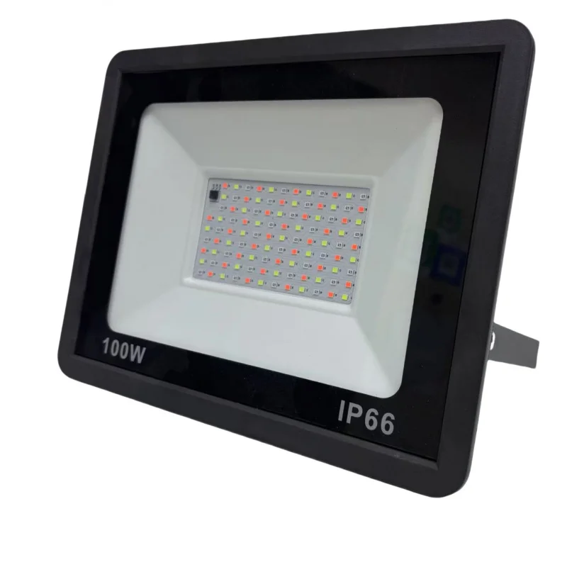 RGB الملونة LED الكاشف في الهواء الطلق مقاوم للماء عكس الضوء المحيطة ضوء فناء شجرة المناظر الطبيعية الخفيفة #5