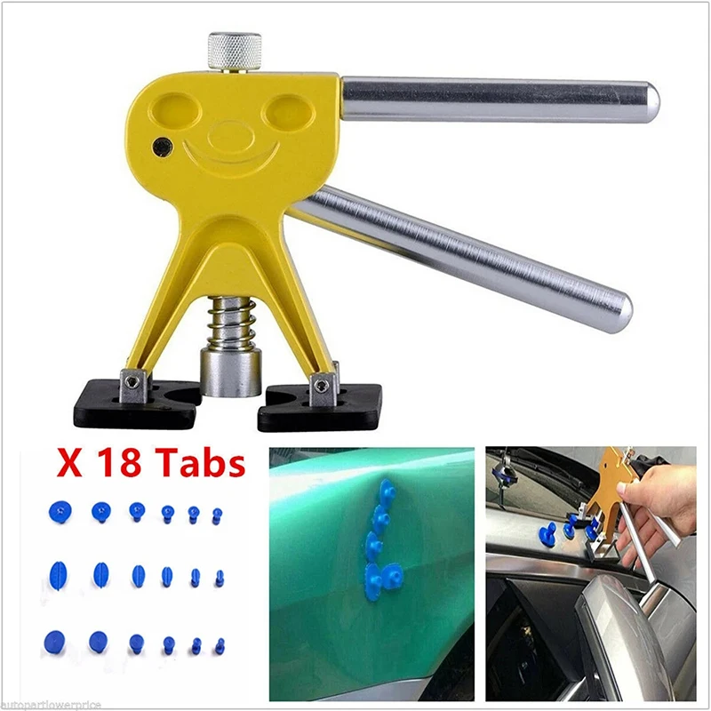 Paintless Dent Repair Tools Kit Adjustable Dent Repair Tool Kit Pops a Dent puller Kit for Car Hail Damage Repair and Car