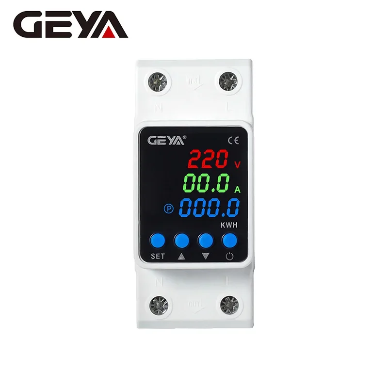 GEYA VAK Universal Over/Undervoltage Protector (AC220V/380V, Home/Industrial)