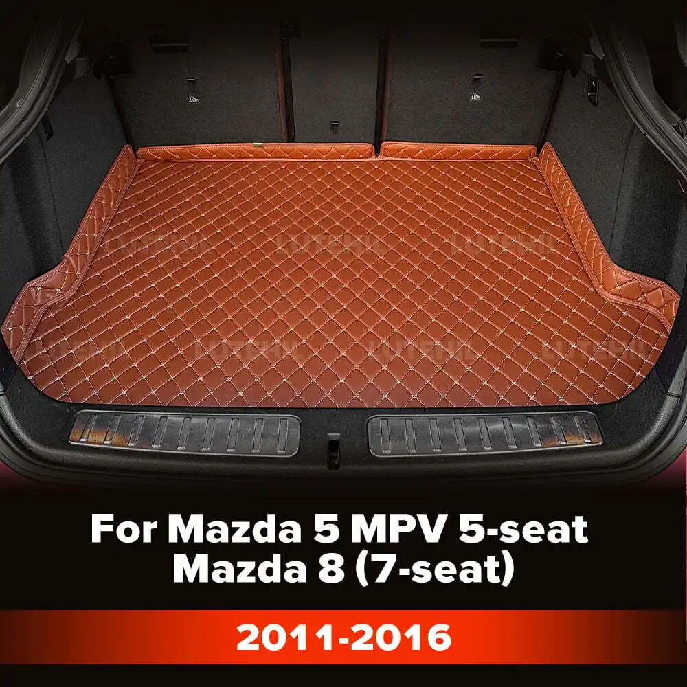 

For Mazda 5 MPV 5-seat Mazda 8 (7-seat) 2011-2016 Custom Car Trunk Mat Protective Pad Cargo Liner Auto Interior Accessories