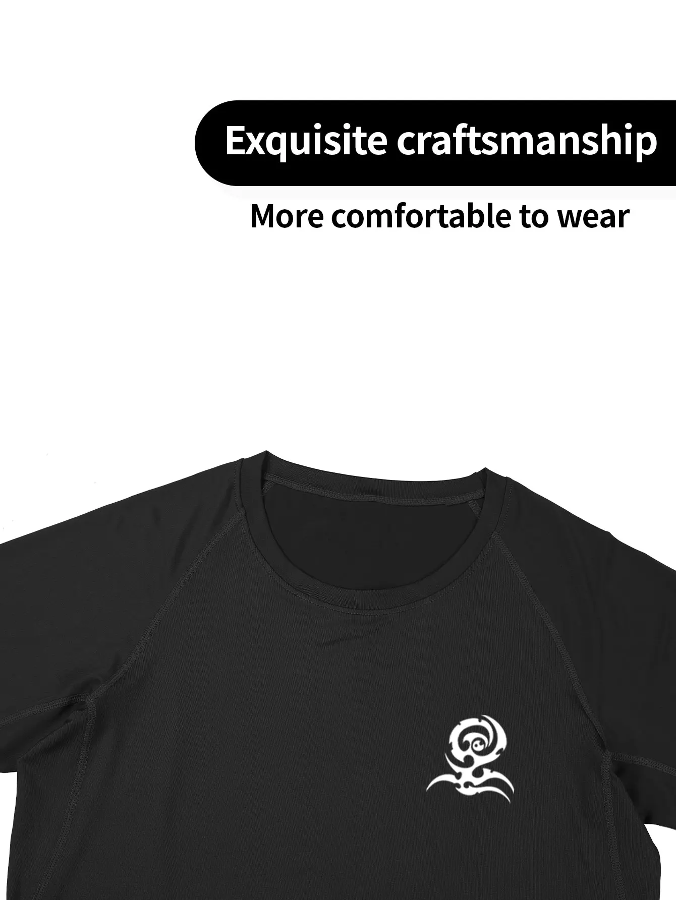 Bedrukt hardloopcompressie-T-shirt; Sneldrogende fitnesssportkleding voor heren; Ademende top met lange mouwen voor gymtraining