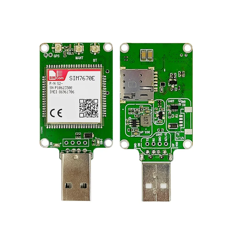 GPS付きUSBドングル,Lte cat1,sim7670e,SIM7670E-MNGV, 1個