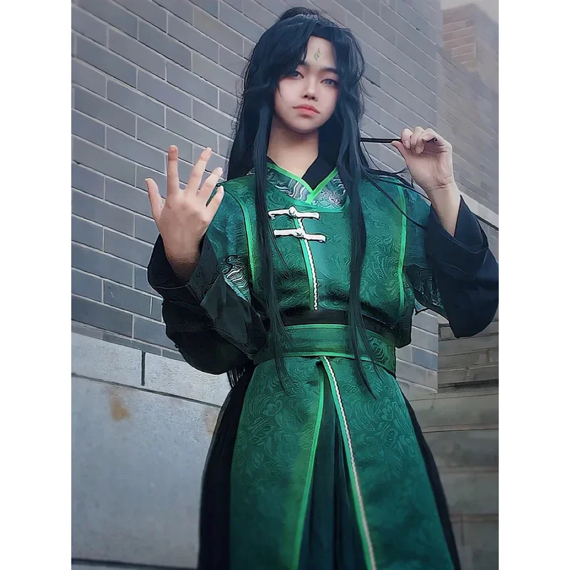 qq681 أنيمي تيان غوان Ci فو هو شوان تشى فنغ شي Qingxuan زي تشى رونغ شعر مستعار تأثيري الأحذية الدعامة لجميع القديسين Pa