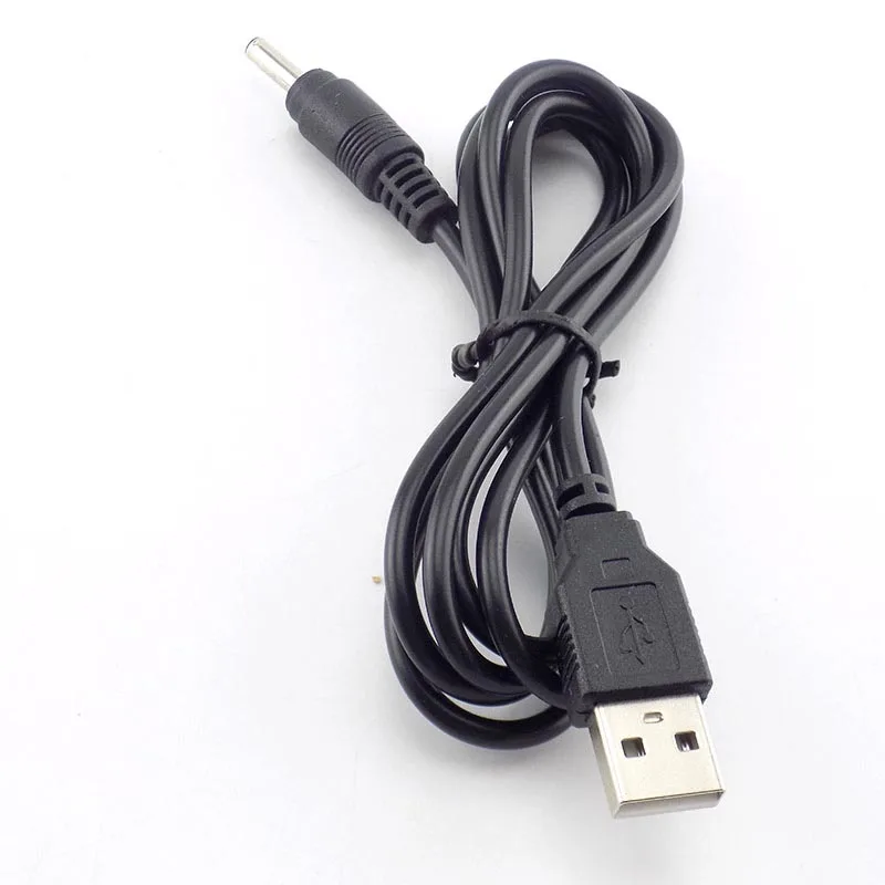 3.5mm Mirco USB Charger Cable DC Power Supply Adapter Charger Flashlight Head lamp Torch light 18650 Rechargeable Battery C3