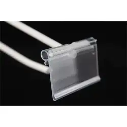 80pcs/lot. 4x6cm Price Tag Transparentprice Tag Convenience Store Supermarket Shelves Listing Hanging Board Label