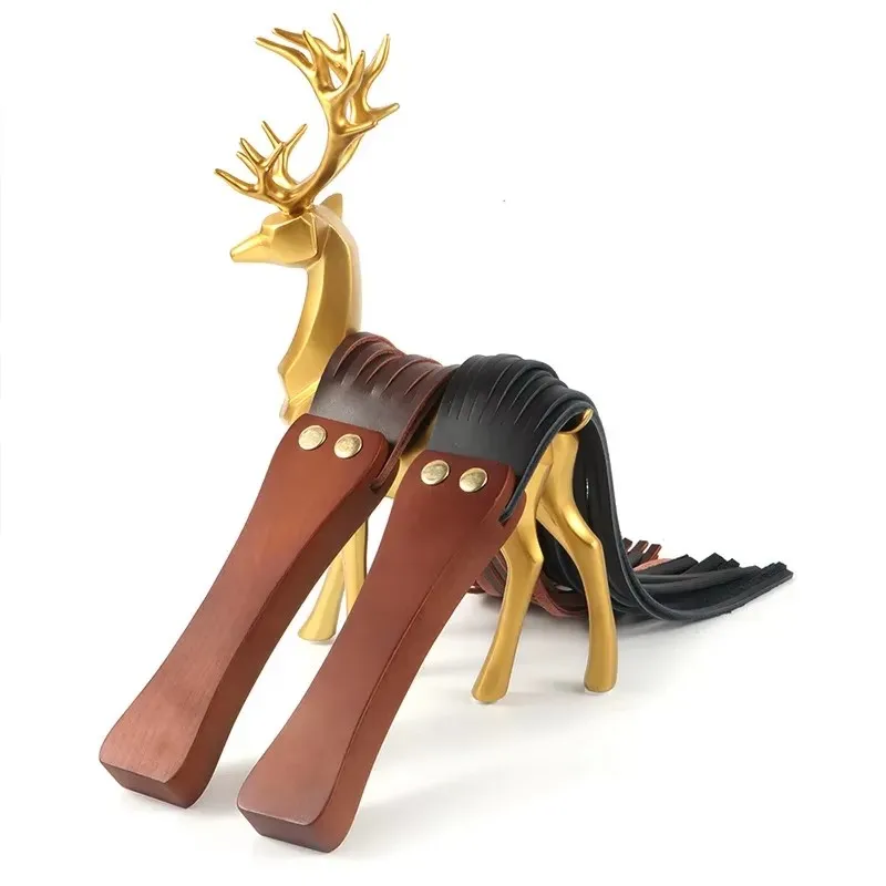 Ручная работа из натуральной кожи 48 см, кожаный хлыст для лошади для лошадиного весла