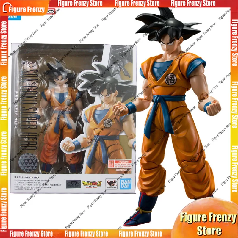 

Spot SaleBandai Original Genuine Figure Dragon Ball Super Mol Kit SHF Son Goku Super Hero Collection Action Figure Mol Toys Gift