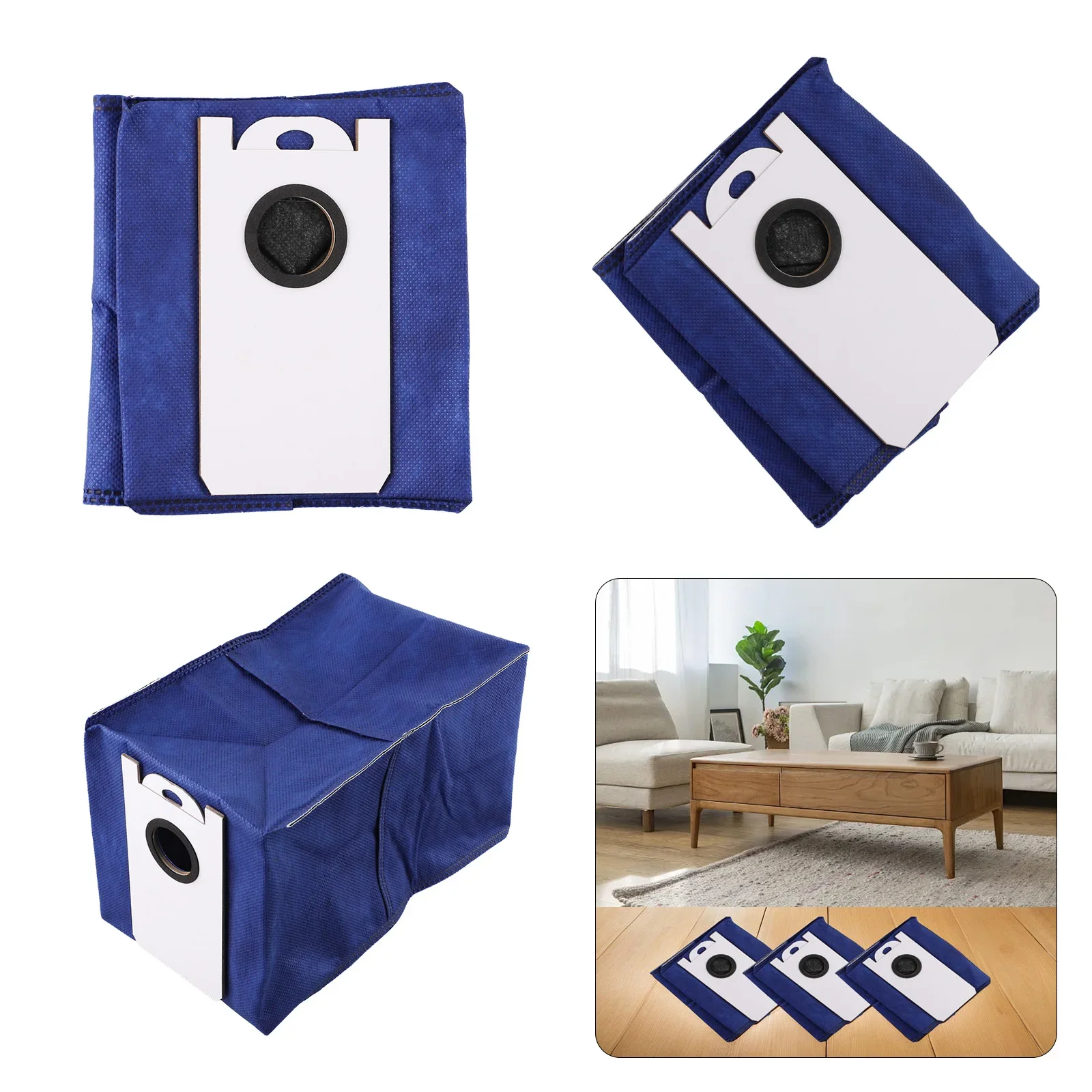 

5/3PCS For BObsweep RC400 For Dustin And Orb-i Replacement Dust Bags Robot Vacuum Household Cleaning Tools Accessories