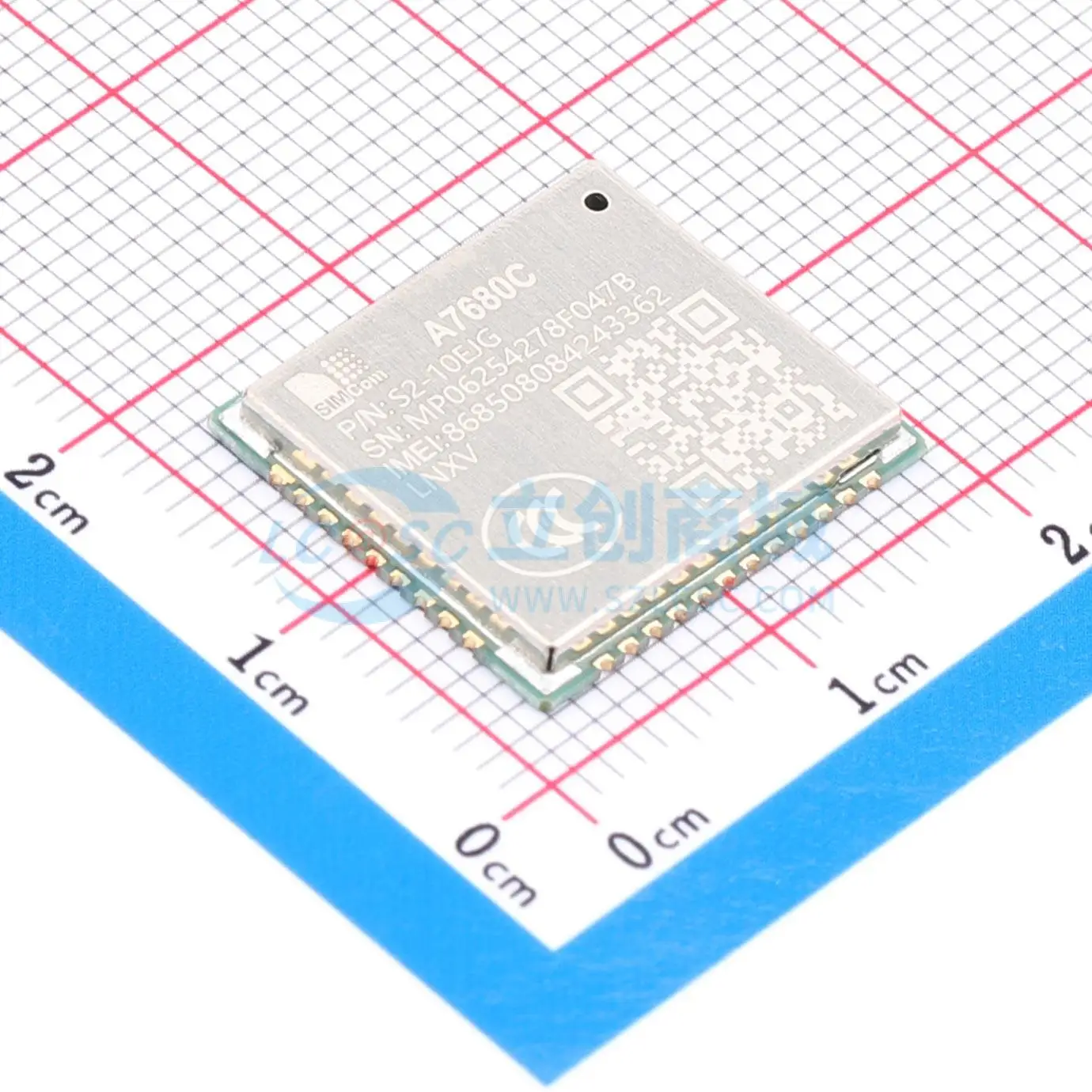 

4pcs A7680C-LNXV SMD 17.6x15.7mm -30 +75 Cellular LTE Wireless Communication Module