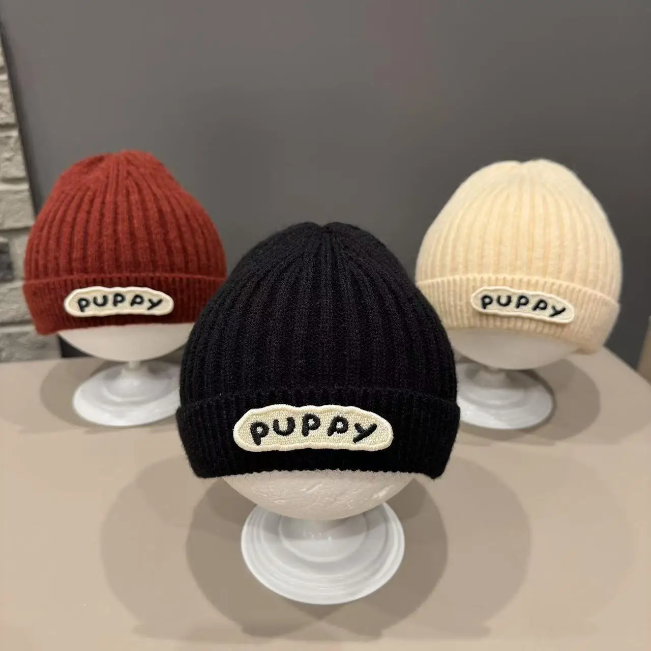 طفل محبوك قبعة الشتاء رسالة قبعة الأذن حماية الدافئة وسميكة البلوز الوليد لوازم الهدايا زارا الاطفال الفتيات 2025