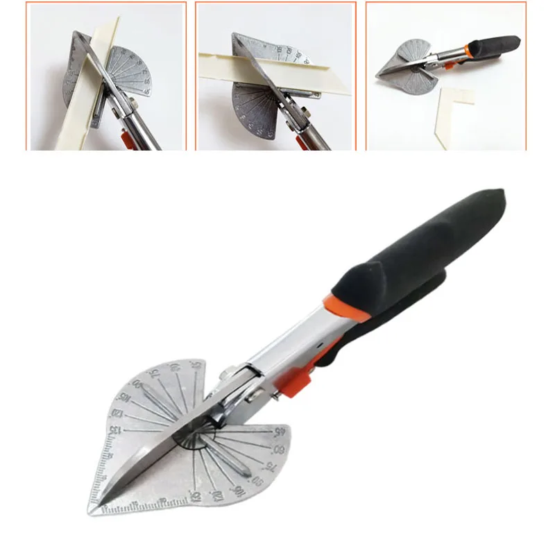 Upgrade 45-135 Degree Multi Angle Mitre Siding Wire Duct Cutter PVC PE Plastic Pipe Hose Scissor Cut home decor Plumbing Tool