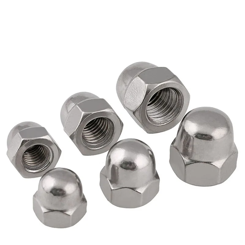 UNC 6# 8# 10# BSW 1/4 5/16 3/8 1/2 Acorn Cap Nut A2-70 Stainless Steel Dome Nuts Cover Cap on Nut