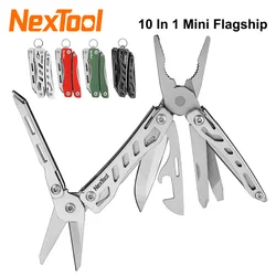 NexTool Mini Flagship 10 IN 1 Multi Functional Folding EDC Hand Tool Screwdriver Mini Pliers Bottle Opener Outdoor Multi-tools