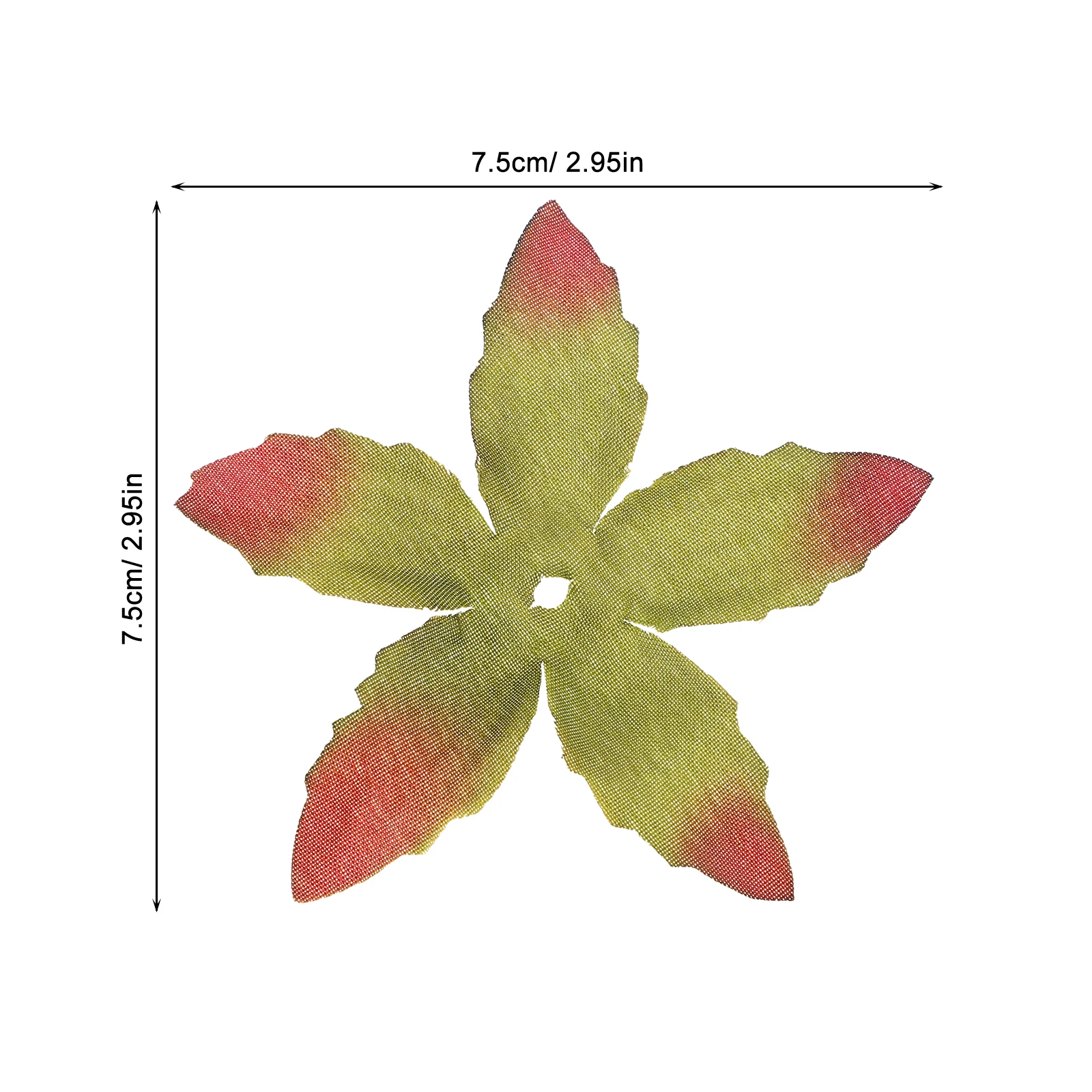 Sepali in tessuto floreale da 100 pezzi Sepali fai da te realistici leggeri per composizioni floreali artificiali Bouquet artigianale di fornitura floreale