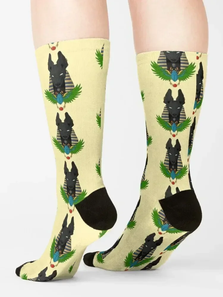 Anubis Socks FASHION cartoon winter gifts Crossfit Socks Men Women's