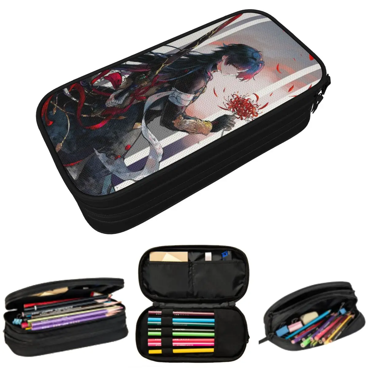 

Blade Honkai Star Rail Game Pencil Case for Students Gifts Pen Box Pencil Bag Stationery Supplies Pen Holder Bag