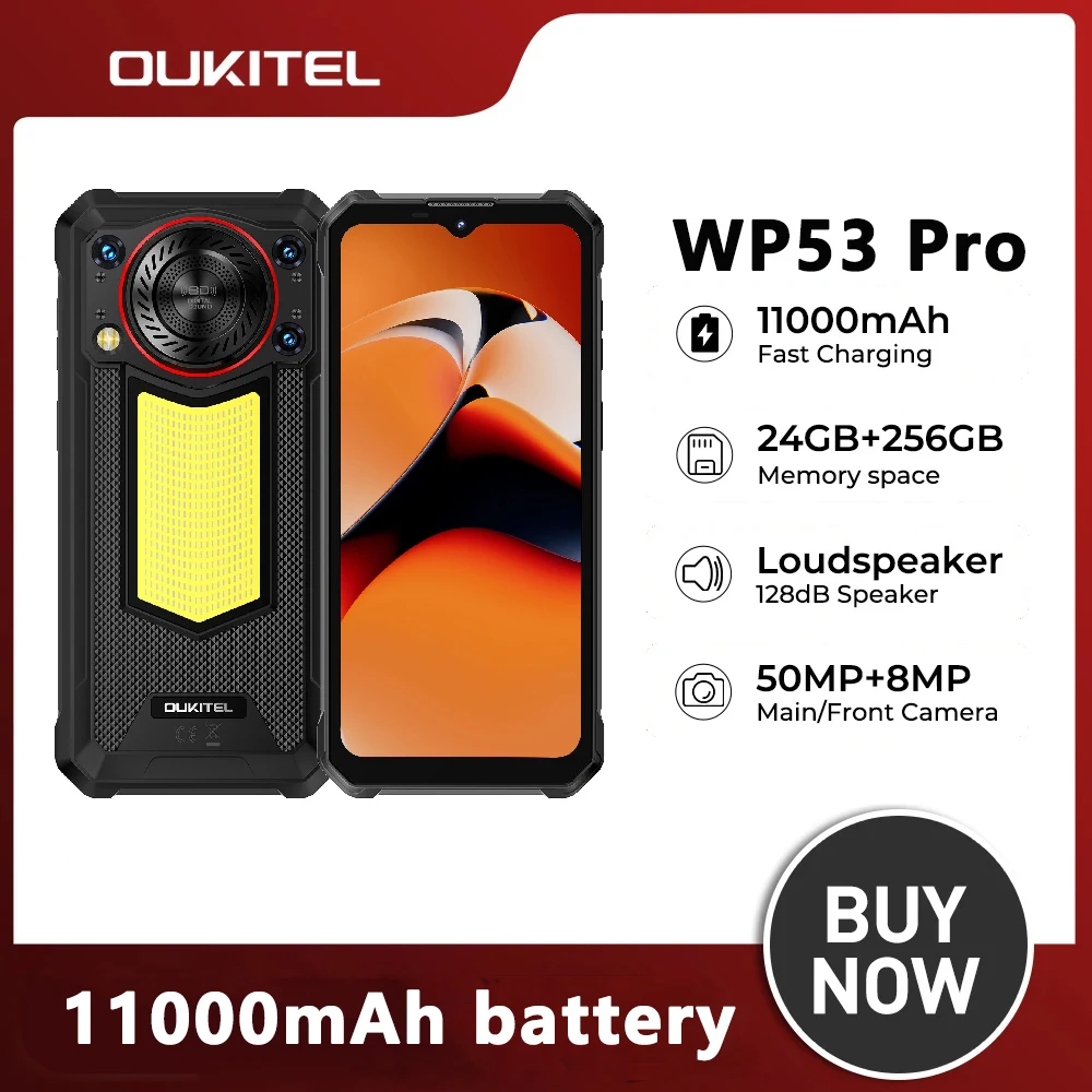 OUKITEL 4G Rugged Smartphone 6.52