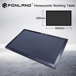 FONLAND – Table de travail en nid d'abeille, taille personnalisable 300x500mm, plate-forme Laser, pièce pour graveur Laser CO2, Machine de découpe